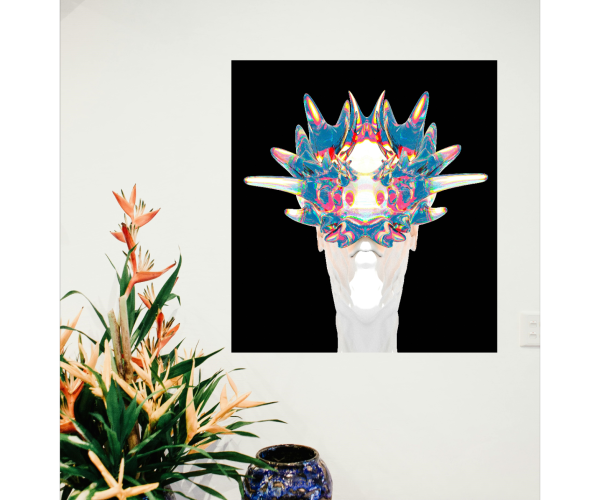 Colorful Face Man